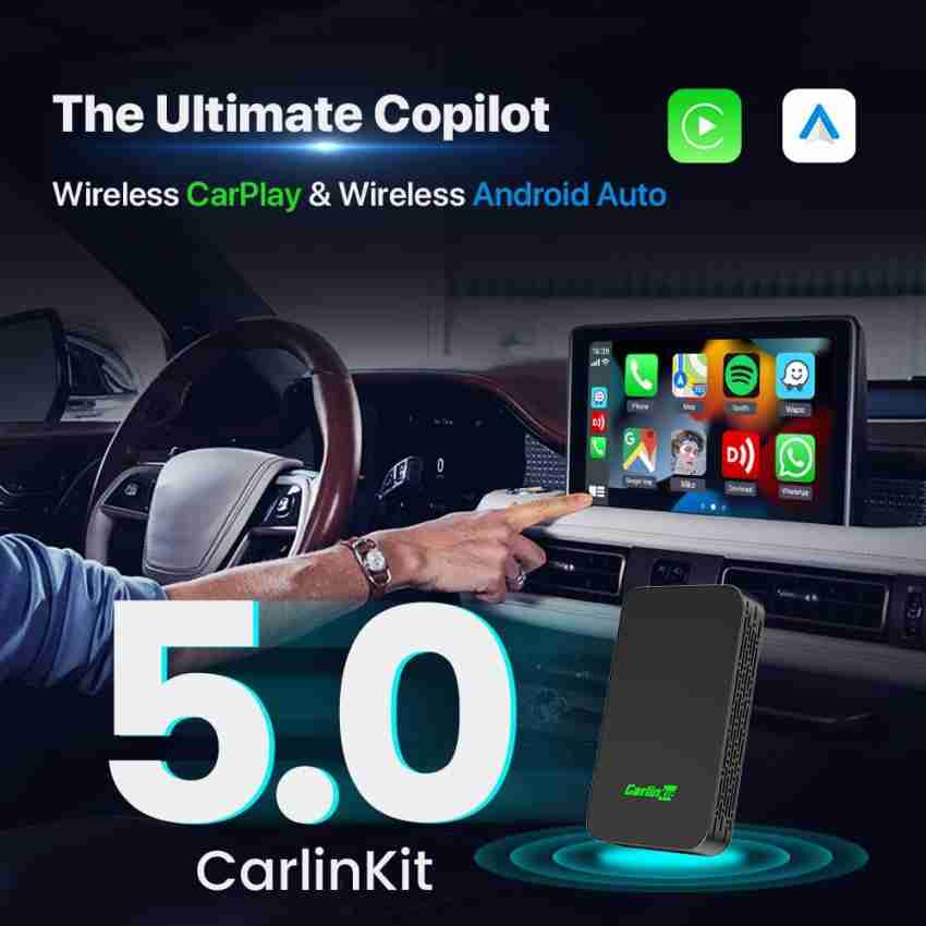 Carlinkit 5.0 Wireless Carplay Android Auto Box Adapter Multimedia Video  Player