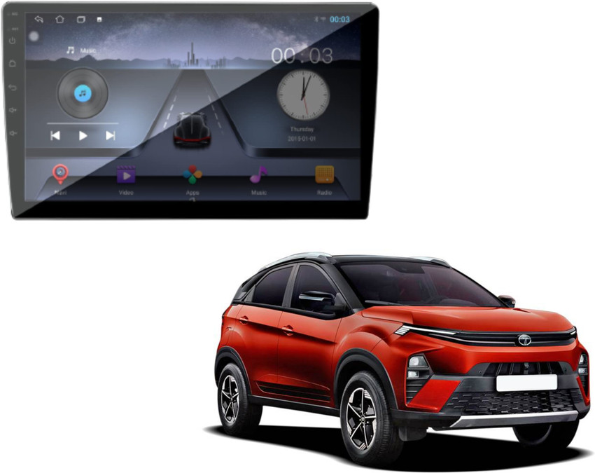 Tata nexon led on sale screen price