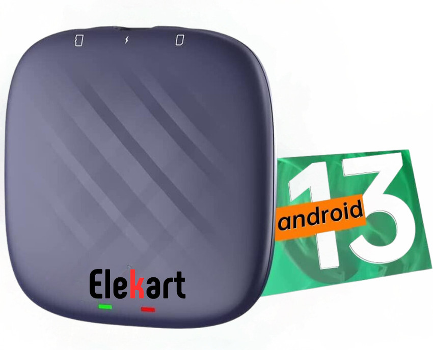 elekart Android 13 CarPlay Ai Box Ultra, 8GB+128GB, Car Stereo  