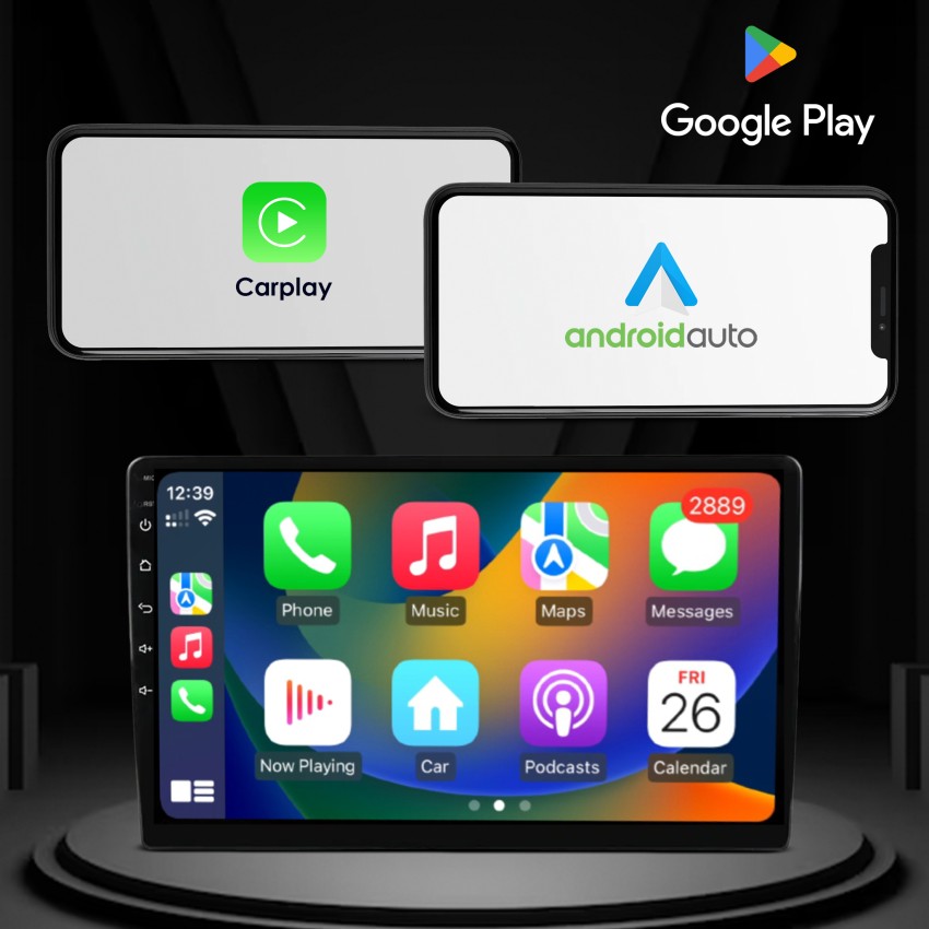 Radio Android 10″versión 12 con C-Play 2RAM Bluetooth Gps - Quitoled