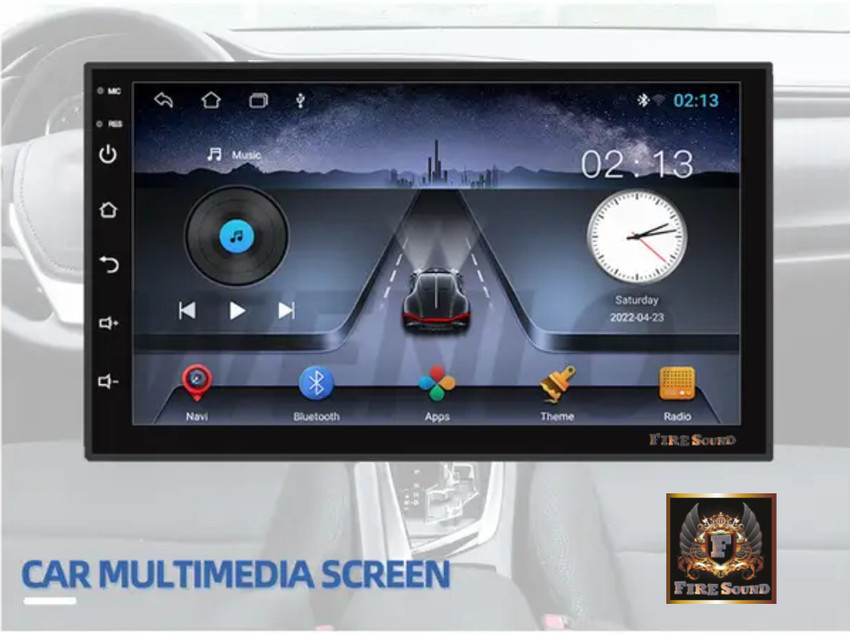 Fire sound 7 inch car android player full HD Car Stereo Price in
