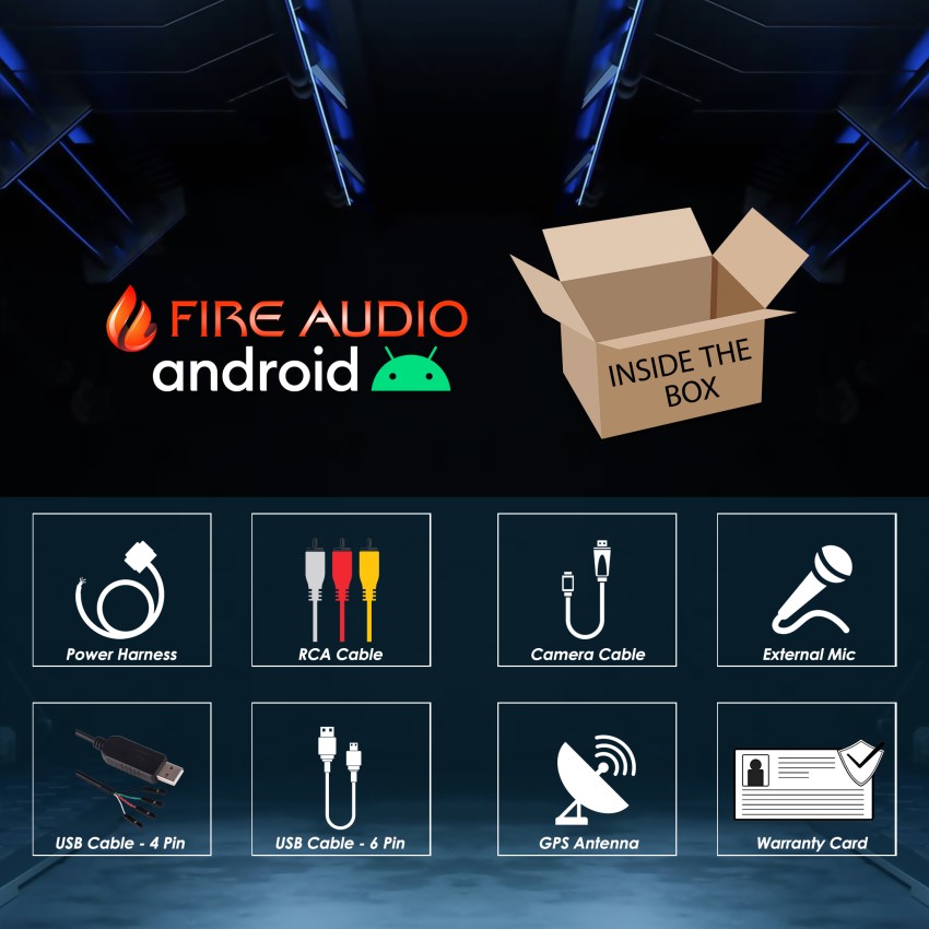 Fire Audio Android Auto Car Play 10 Inch (2GB/32GB) FS-1000 Car Stereo  Price in India - Buy Fire Audio Android Auto Car Play 10 Inch (2GB/32GB)  FS-1000 Car Stereo online at