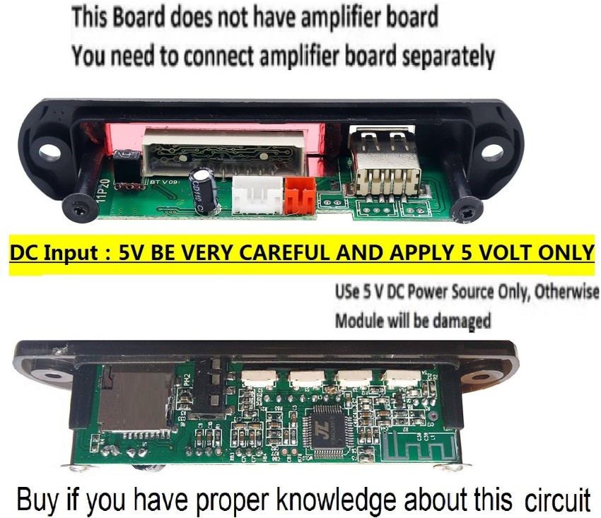 how to install Bluetooth MP3 Player Decoder for amplifier 