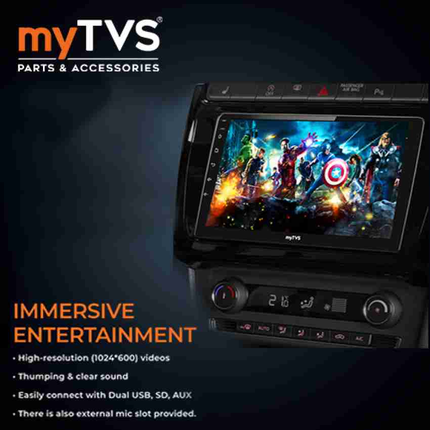 Front camera installation on car, mytvs car double din touch screen stereo  player