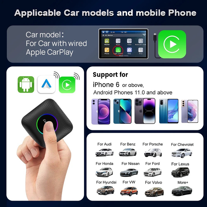 CarlinkIt CPC200-Tbox LED 4+64GB Android 13, 4G SIM Android CarlinkIt CPC200-Tbox LED 4+64GB Android 13, 4G SIM Android