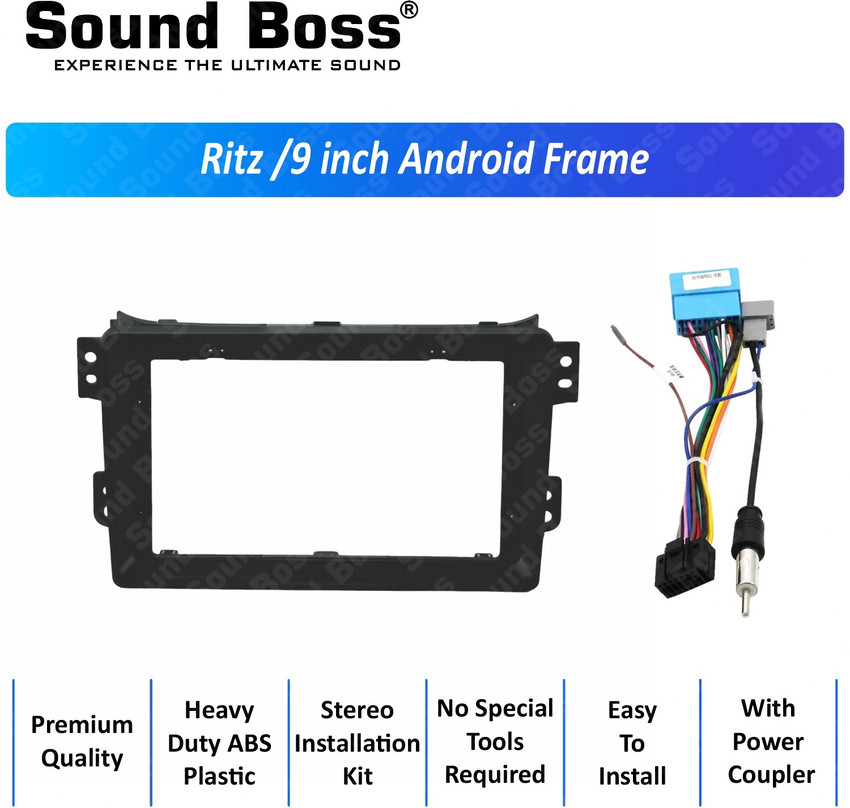 Car stereo clearance frame kit