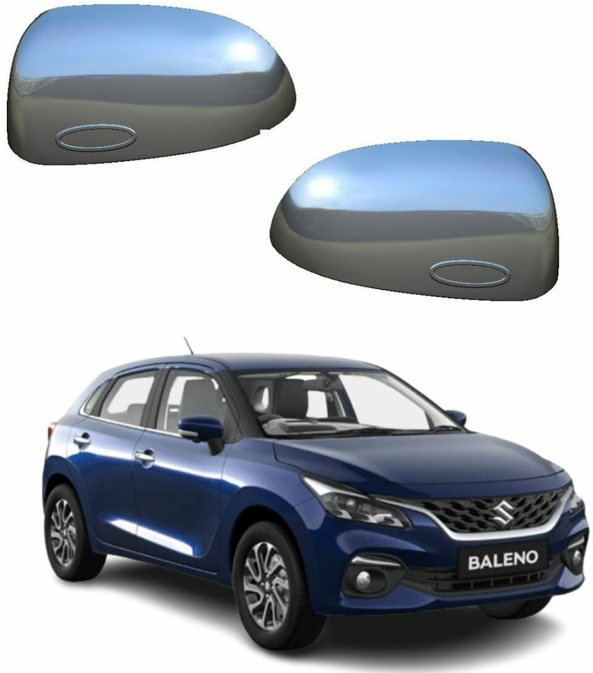 Baleno side deals mirror cover blue
