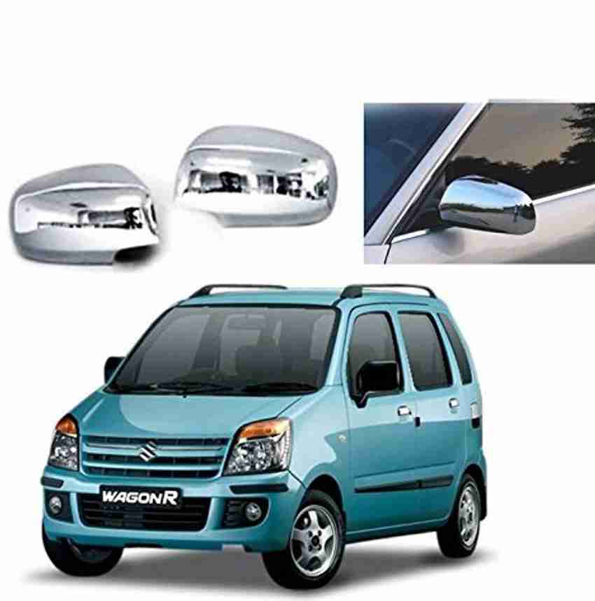 Lamkoti Car silver Plated chrome Mirror cover For Maruti WagonR