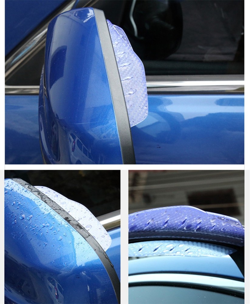 SEMAPHORE Transparent Car Side Mirror Rain Eyebrow Guard For MG ZS