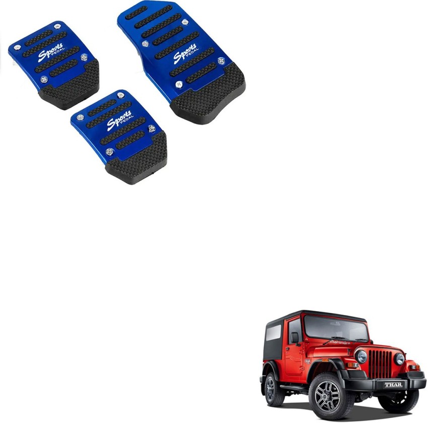 SEMAPHORE Car Non-Slip Manual Pedals Kit Sports Blue For Mahindra Thar Car  Pedal Price in India - Buy SEMAPHORE Car Non-Slip Manual Pedals Kit Sports  Blue For Mahindra Thar Car Pedal online at