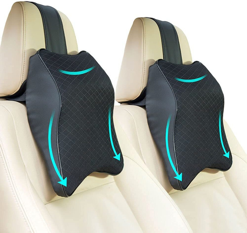 UGS Latest 2023 Premium quality Neck Pillow for car chair lumbar support pillow Neck Pillow black Price in India Flipkart