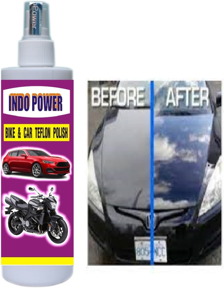 INDOPOWER Car bike Teflon polish 200ml. Car Washing Liquid Price in India Buy INDOPOWER Car bike Teflon polish 200ml. Car Washing Liquid online at Flipkart