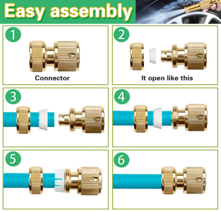 Car washing brass 2025 nozzle