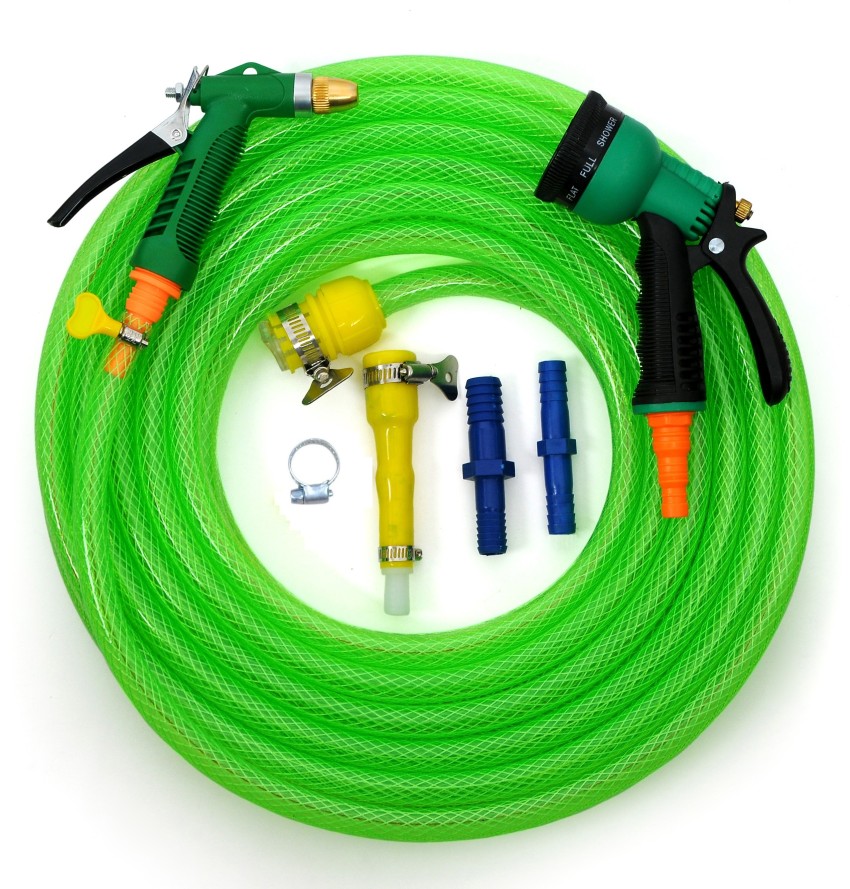MASHKI Garden & Car Wash Watering BRASS WATER SPRAY GUN With Braided Hose  Pipe 1/2 inch, 10 Meter Hose Pipe SUITABLE FOR MULTIPURPOSE USE Hose Pipe  () : : Garden & Outdoors