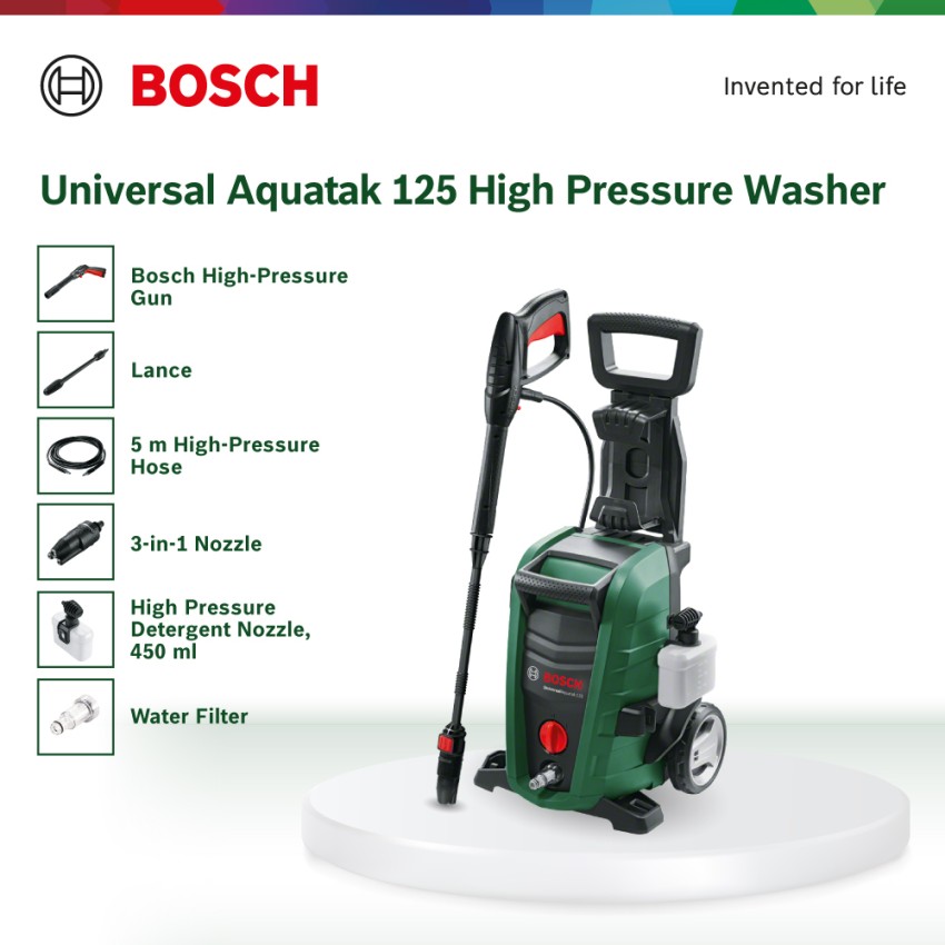 Nettoyeur haute pression Bosch UniversalAquatak 125 1500W
