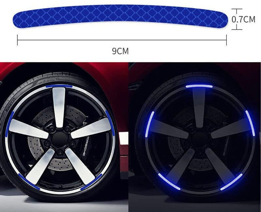 Alloy wheel top stickers for cars