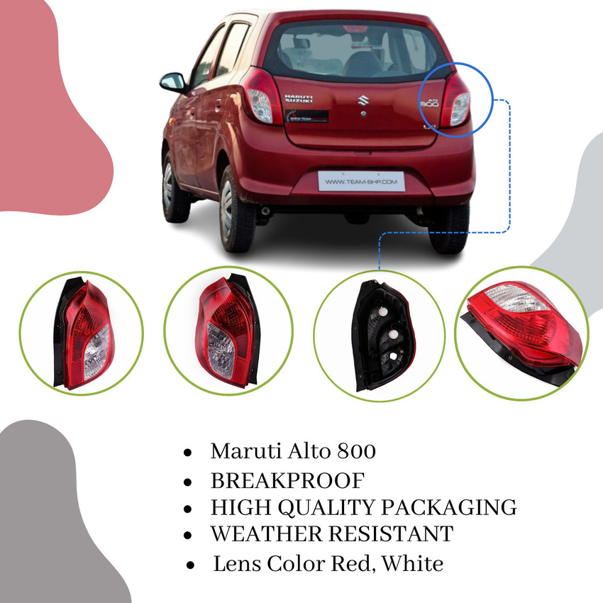 Alto 800 tail light glass price discount