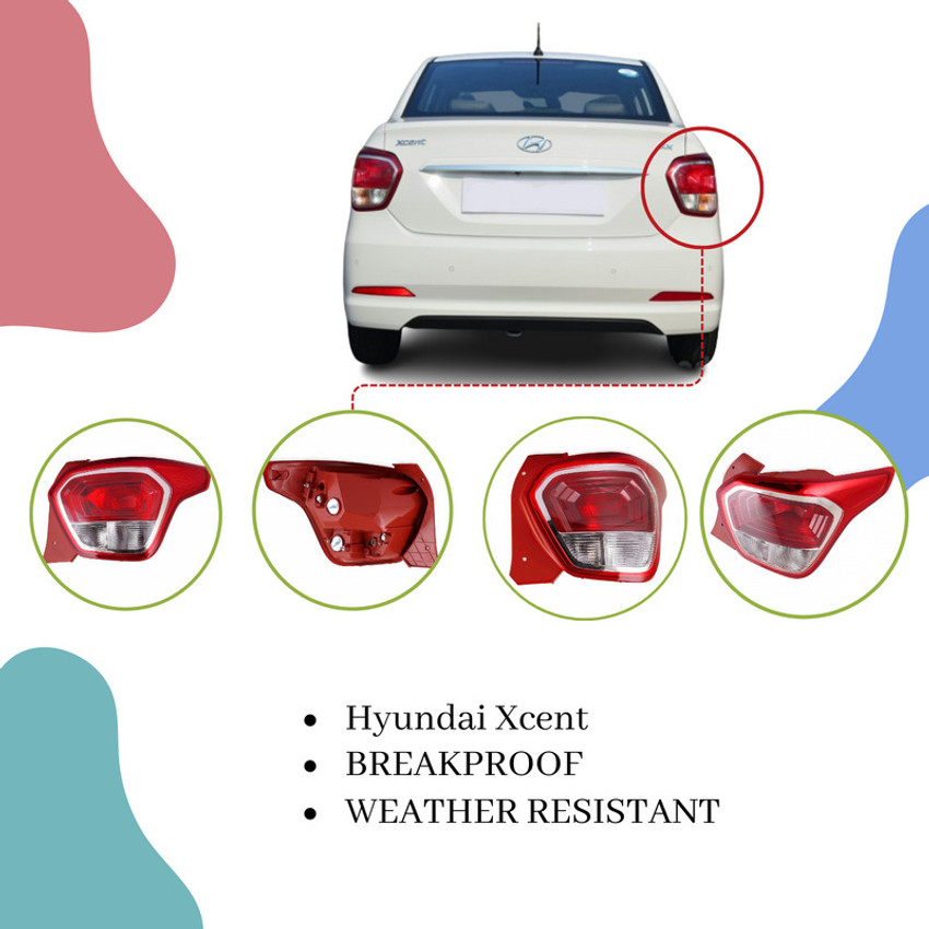 Apsmotiv Rear Tail Lights Assembly Suitable for Right Side Xcent