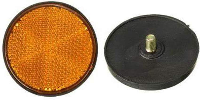 Round shop bike reflectors