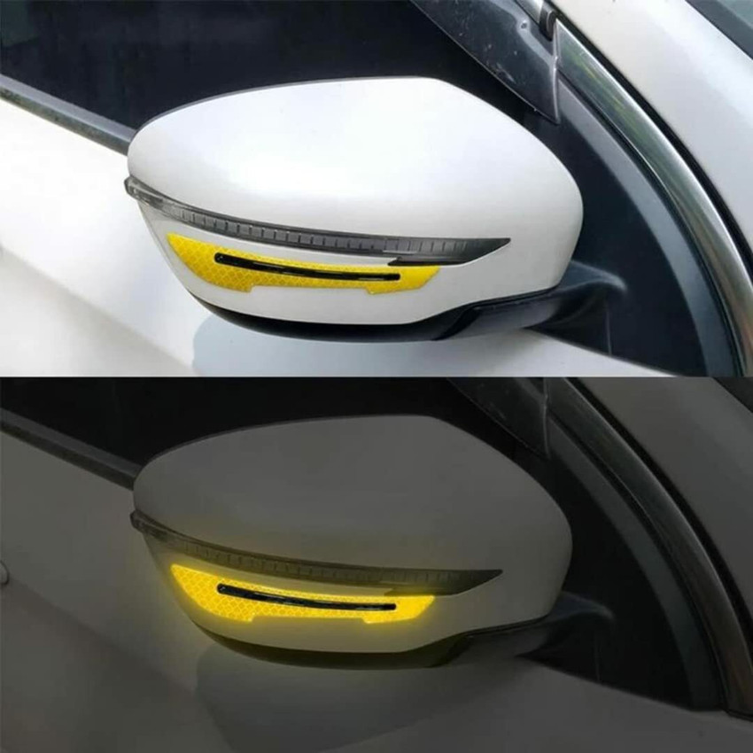 Reflective bumper outlet stickers for cars