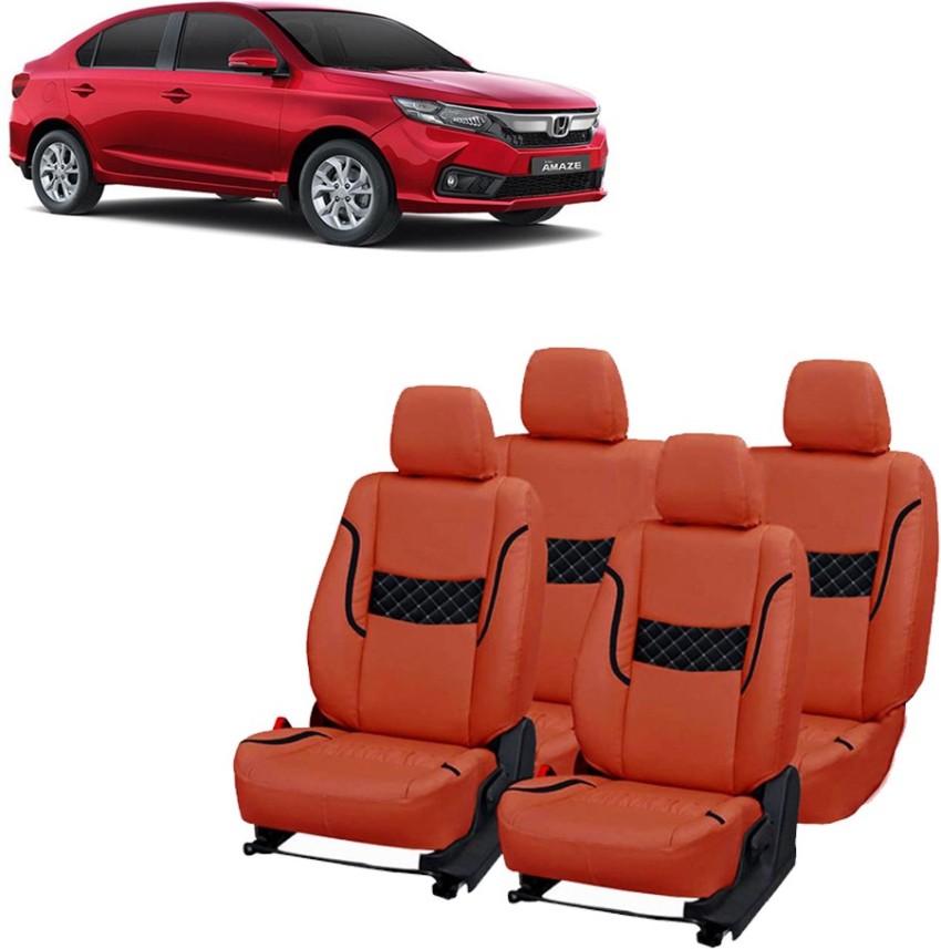 AutoSafe Leather Car Seat Cover For Honda Amaze Price in India Buy AutoSafe Leather Car Seat Cover For Honda Amaze online at Flipkart