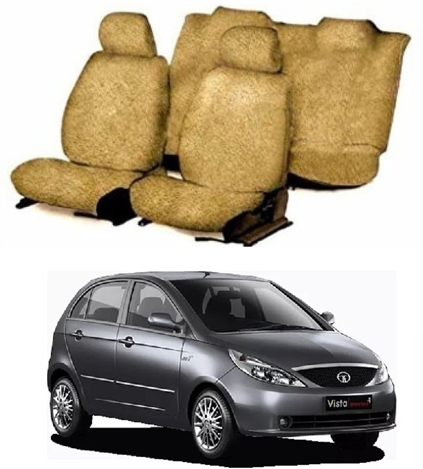 Autohug Cotton Car Seat Cover For Tata Indica Vista Price in India Buy Autohug Cotton Car Seat Cover For Tata Indica Vista online at Flipkart