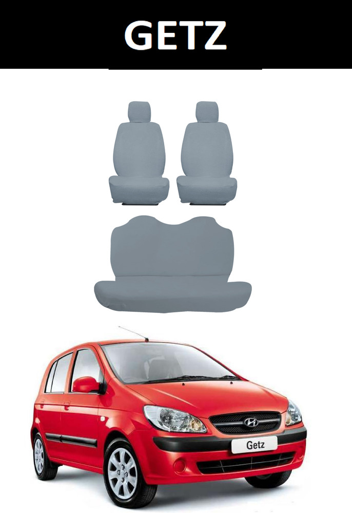 Autoxygen Cotton Car Seat Cover For Hyundai Getz Price in India