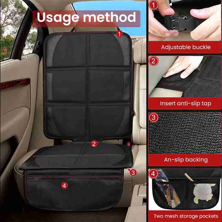 Car seat covers shop with storage pockets