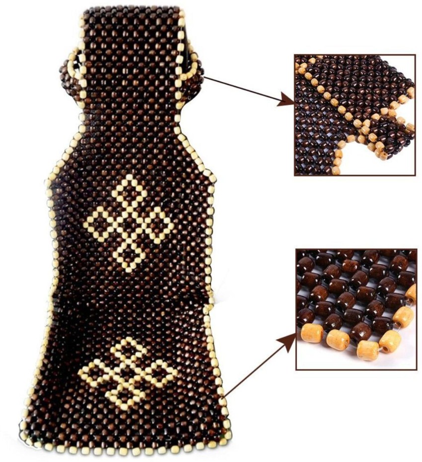 Beaded Car Seat Cover for Car Massager Car Seat Cover Pattern Wood