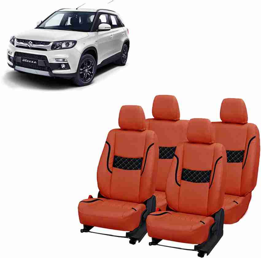 AutoSafe Leather Car Seat Cover For Maruti Vitara Brezza Price in India Buy AutoSafe Leather Car Seat Cover For Maruti Vitara Brezza online at Flipkart