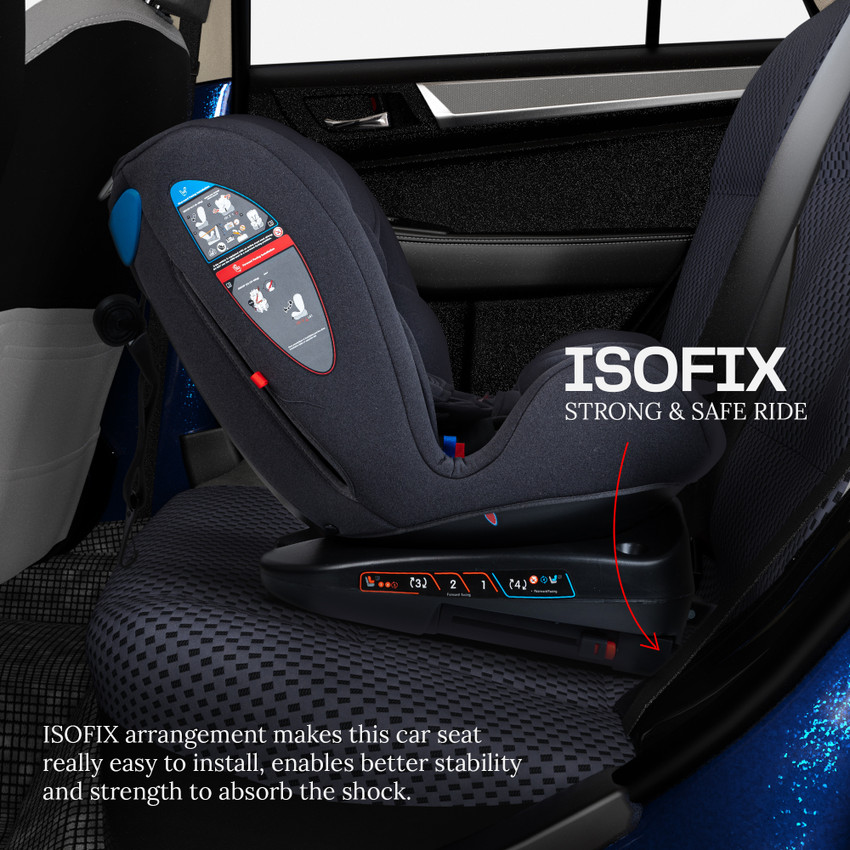 baybee Convertible Car Seat for Baby with Isofix Recline Headrest Adjustable Travel Baby Car Seat Buy Baby Care Products in India Flipkart