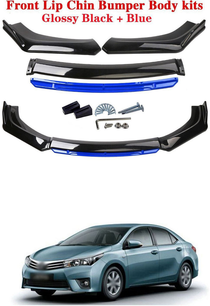 XZRTZ Car Front Bumper Spoiler Splitter Body Kit Side Skirt Front