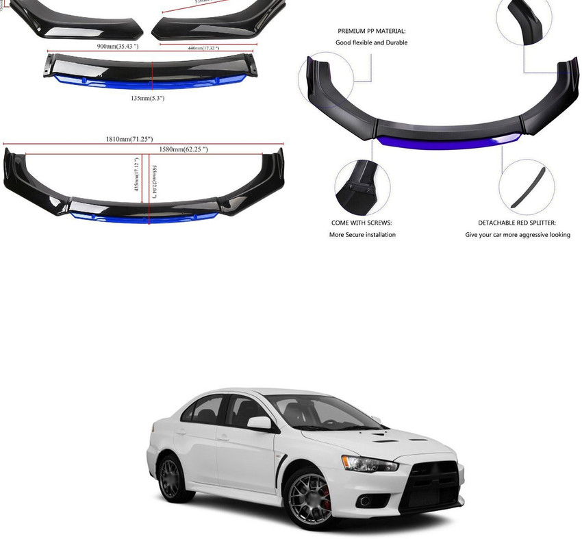 Mitsubishi lancer outlet bumper kit