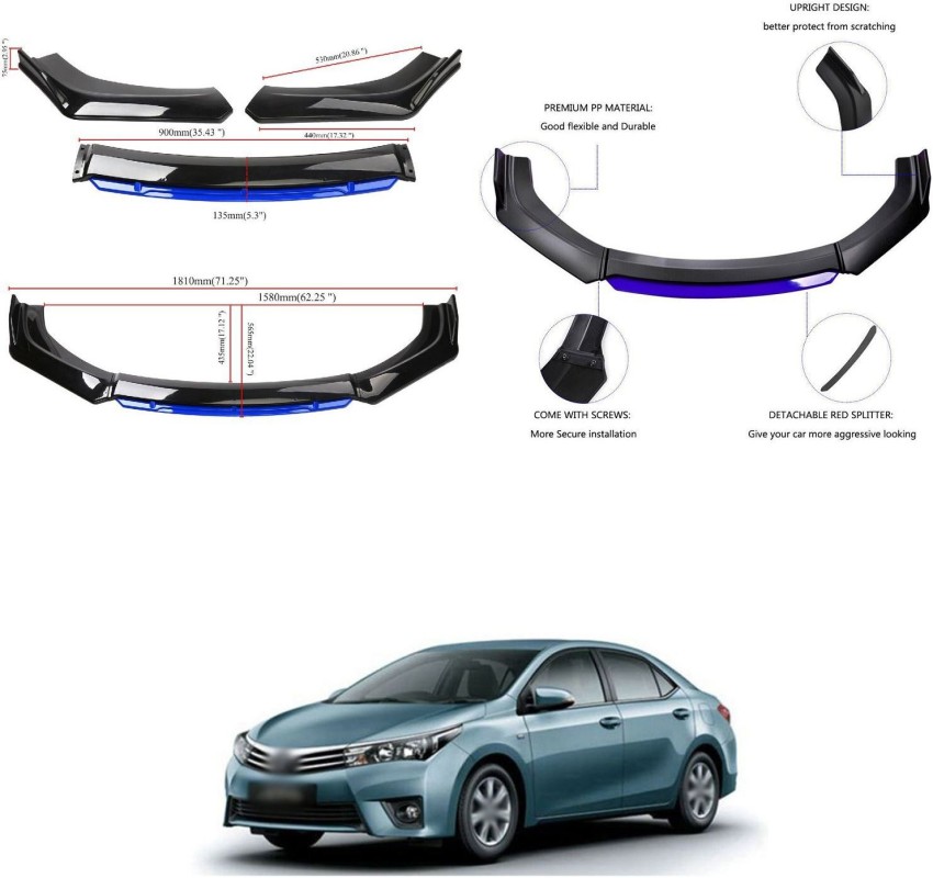 2014 toyota corolla rear deals bumper replacement cost