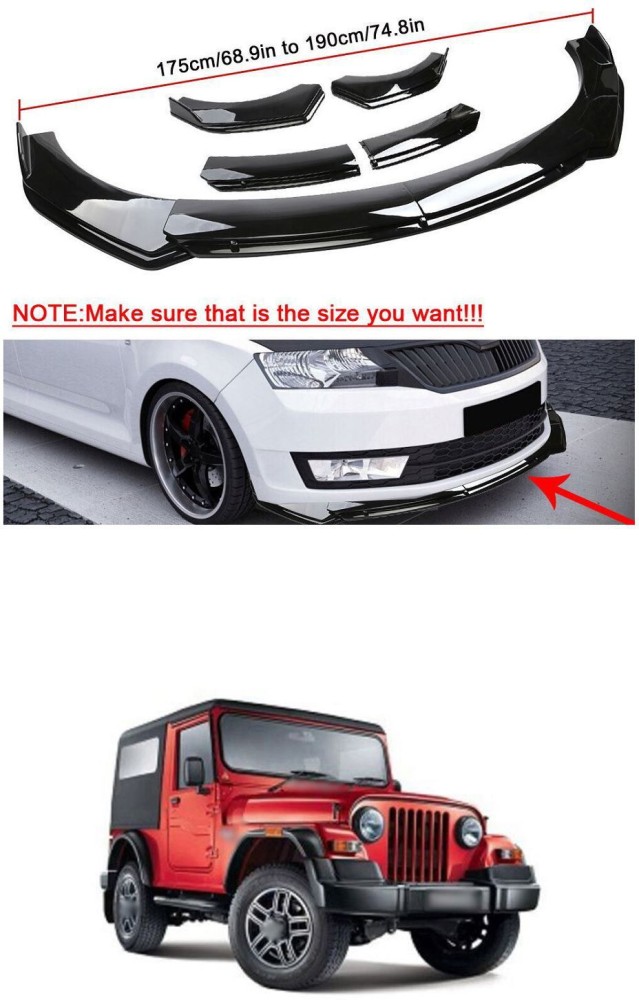 Skoda fabia front store bumper spoiler