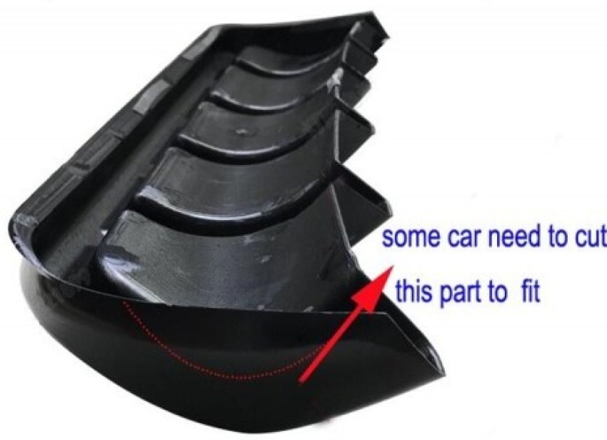 Universal Carbon Fiber ABS 6 Fin Car Rear Bumper Lip Diffuser Splitter –  Electronic Pro
