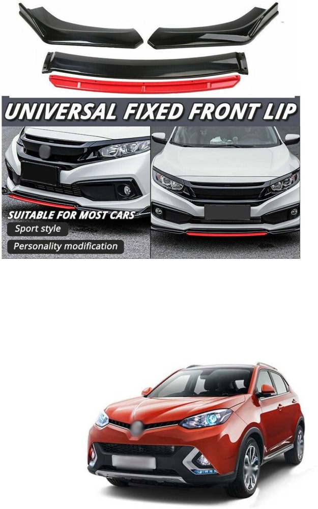 Universal Glossy Car Front Bumper Lip Body Splitter Kit Spoiler