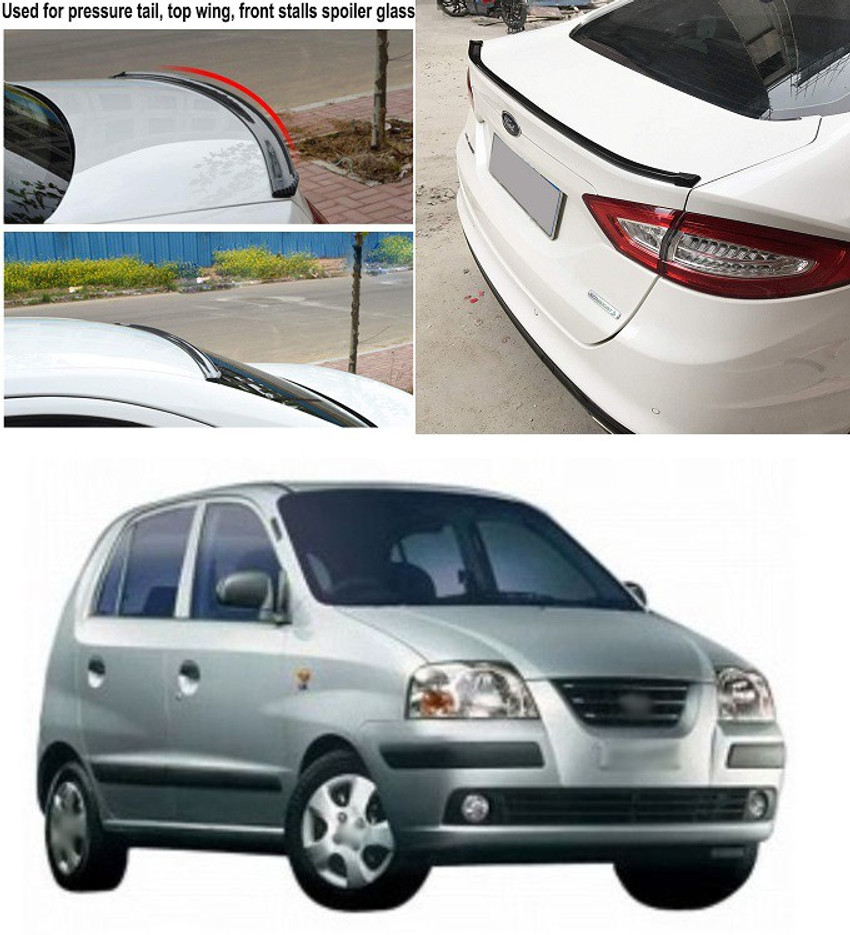 PROEDITION Rear Strip Splitter Spoiler Side Skirt Rubber Carbon