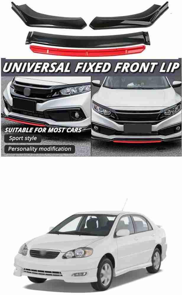 XZRTZ Car Front Bumper Spoiler Splitter Body Kit Side Skirt Front