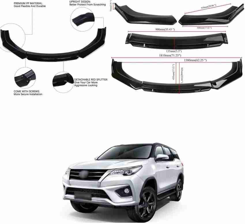 Fortuner front bumper guard shop price