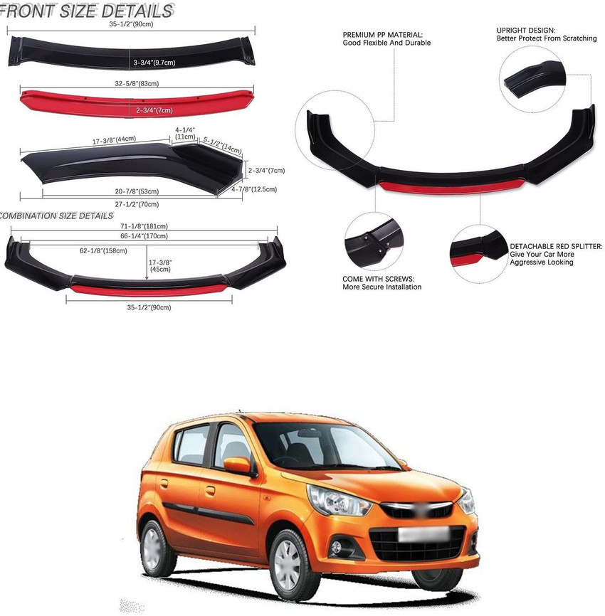 Alto k10 front shop bumper