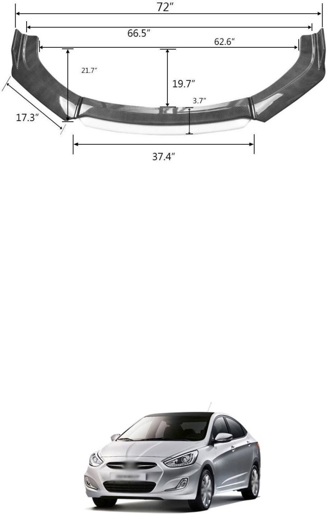 2016 hyundai outlet accent bumper