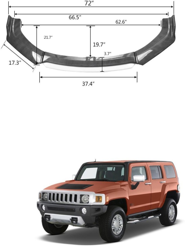 Hummer h2 store front bumper cover