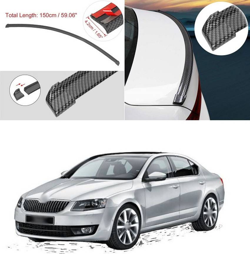 PROEDITION Rear Strip Splitter Spoiler Side Skirt Rubber Carbon