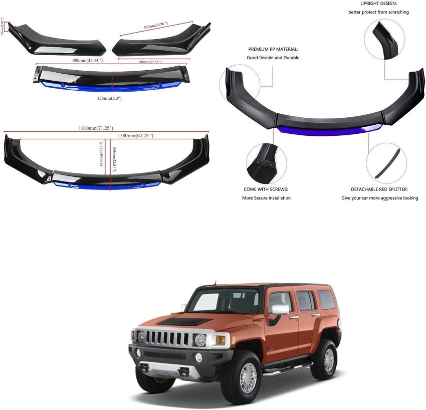 Hummer h2 store front bumper cover