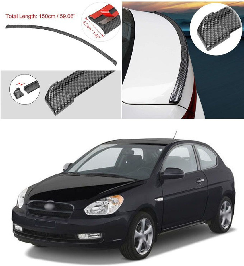 PROEDITION Rear Strip Splitter Spoiler Side Skirt Rubber Carbon
