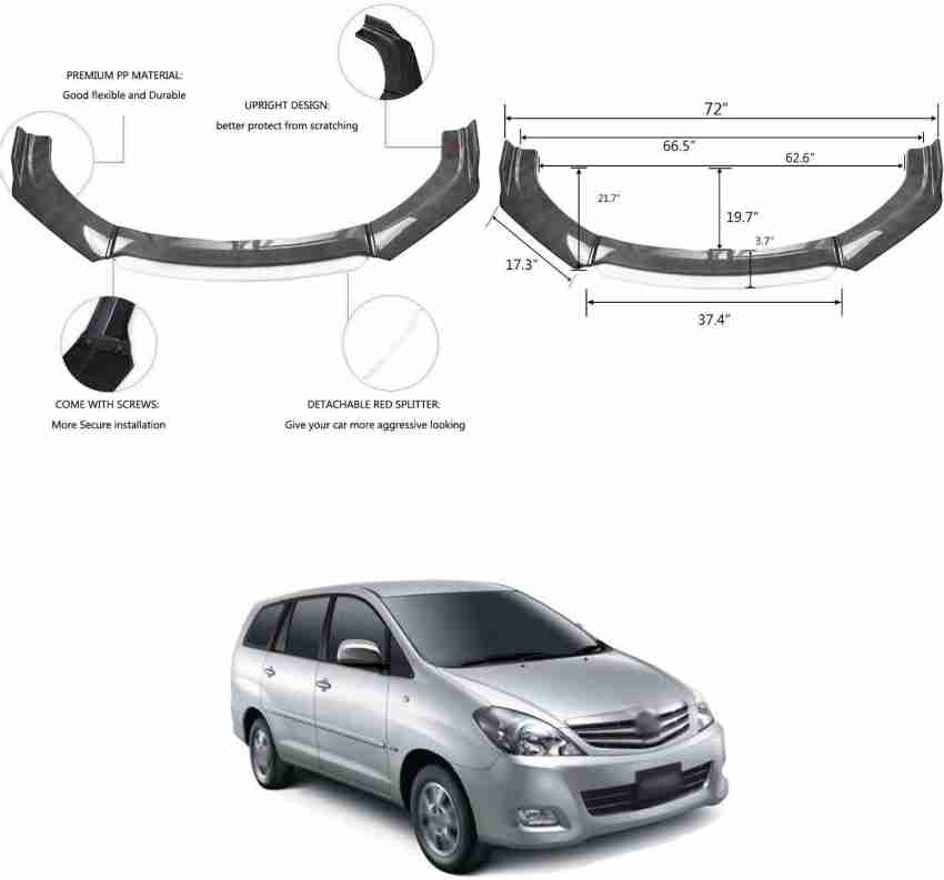 Innova front clearance bumper guard price