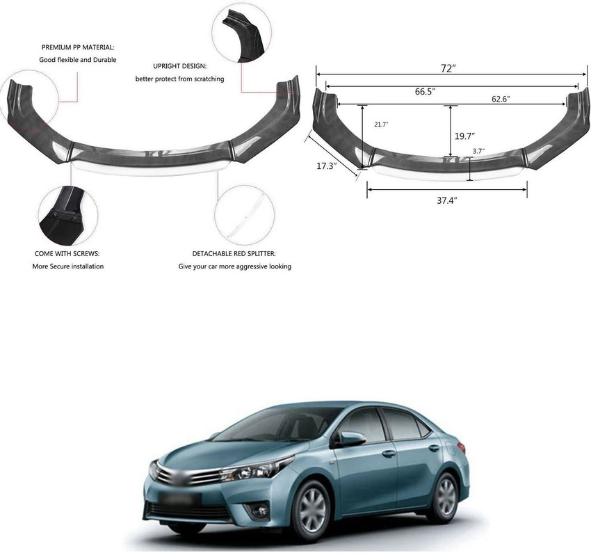 Toyota corolla 2015 shop bumper price