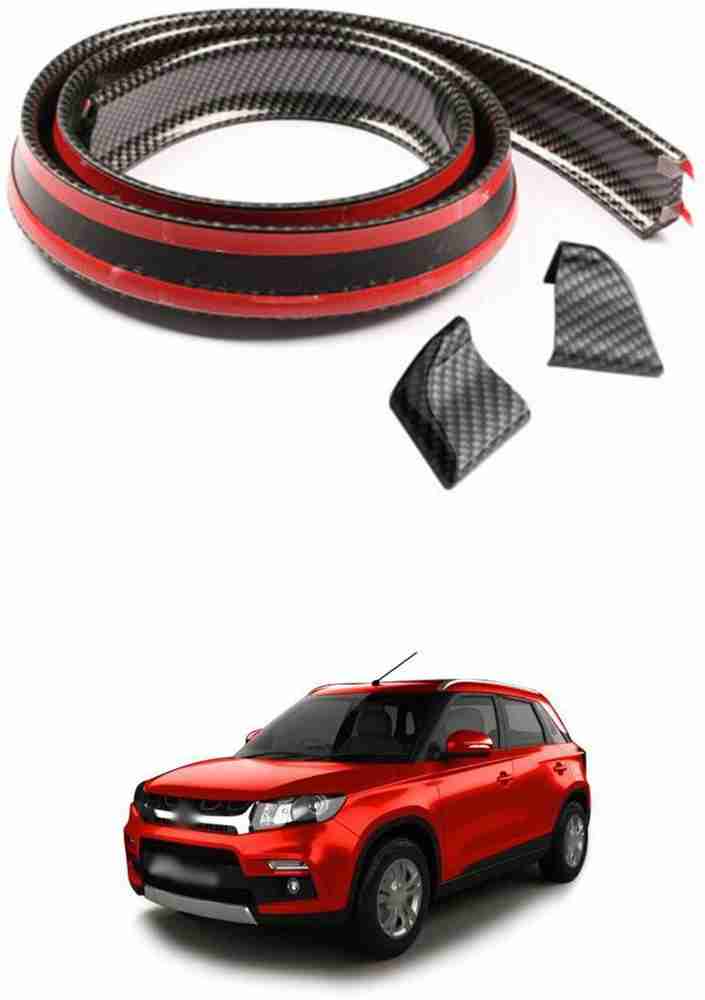 Brezza front bumper clearance skirt