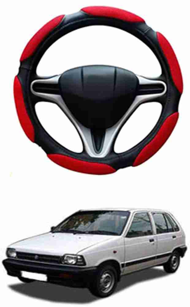 RONISH Hand Stiched Steering Cover For Maruti 800 Price in India
